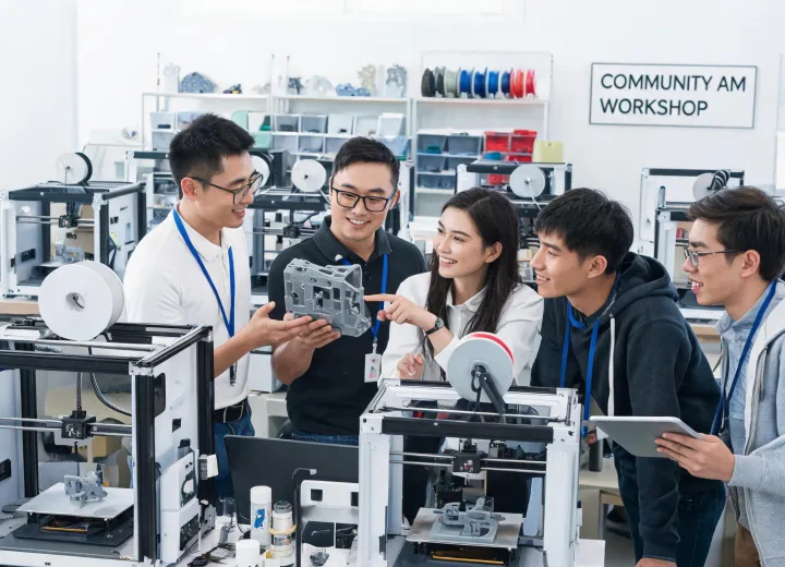 Community additive manufacturing workshop