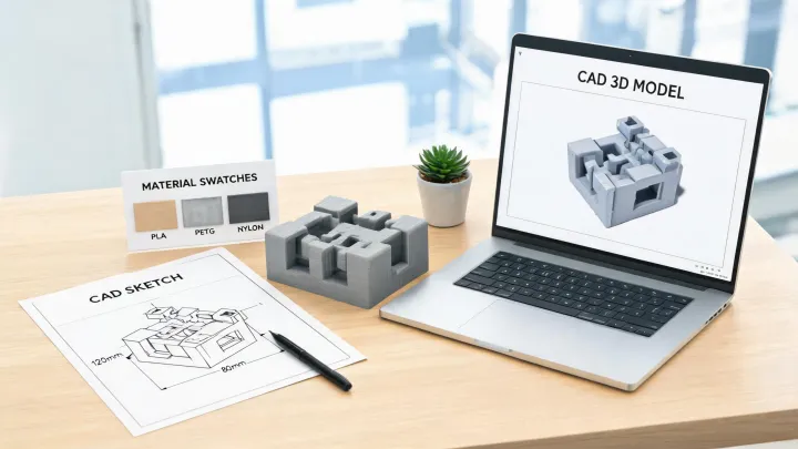 Additive manufacturing article feature