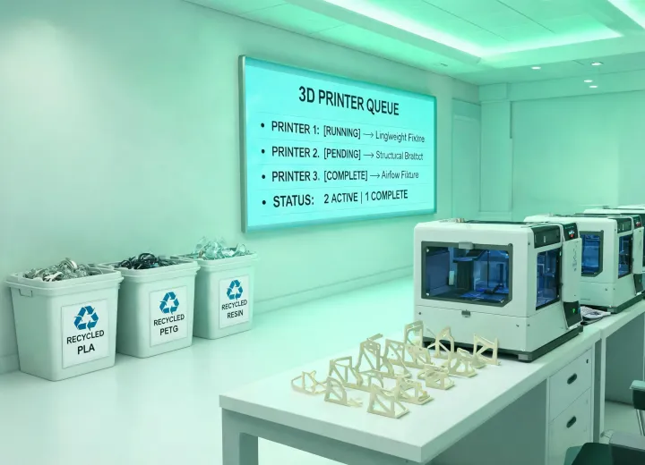 Sustainable additive manufacturing lab